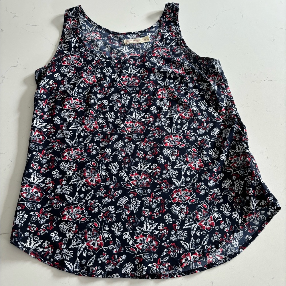 Faded Glory Floral Print Top